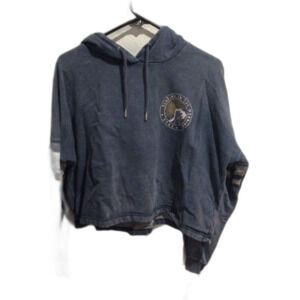 Roxy short hoodie Surfing womens blue Medium M